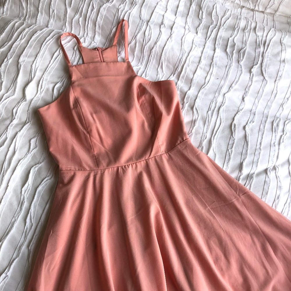 Lulu's Pink Skater Dress